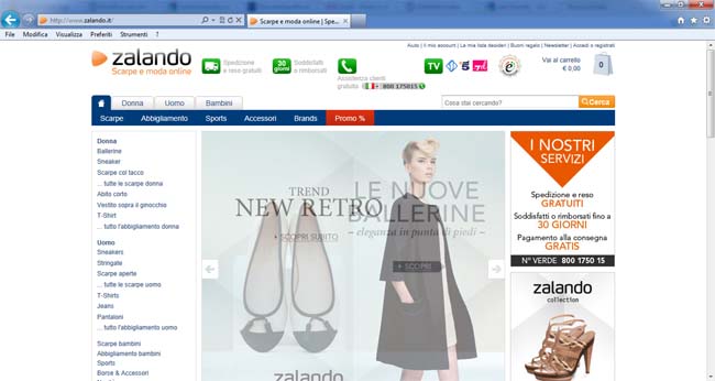 ... ABBIGLIAMENTO ON LINE, COME DAL NEGOZIO DI FIDUCIA, SU ZALANDO.IT