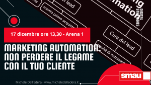 Marketing automation: non perdere il legame con il tuo cliente @ Fiera d'oltremare